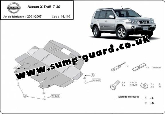 Nissan x trail sump guard #9