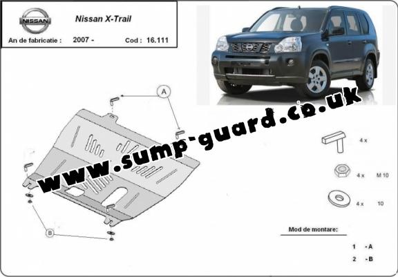 Nissan x trail sump guard #3