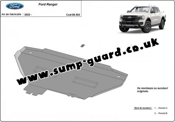 Steel radiator guard for Ford Ranger