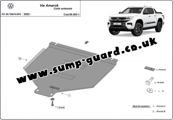 Steel automatic gearbox guard for Volkswagen Amarok