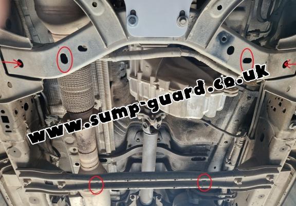 Steel transfer case guard for Volkswagen Amarok