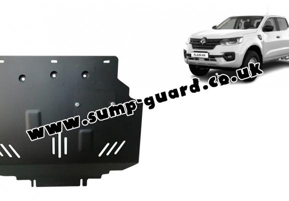 Steel sump guard for Renault Alaskan