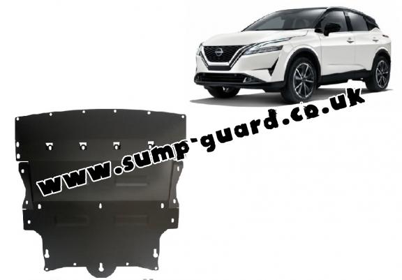 Steel sump guard for Nissan Qashqai J12