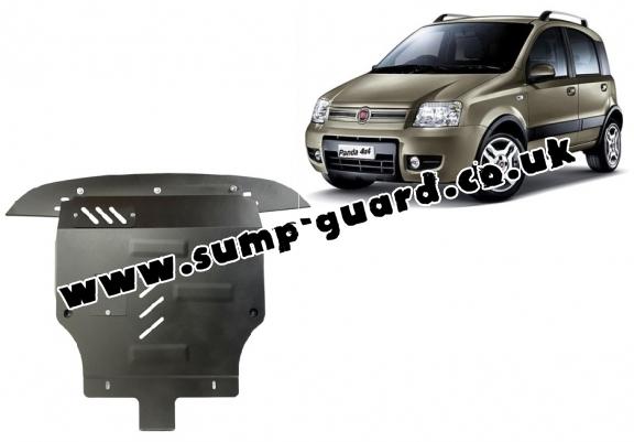 Steel sump guard for Fiat Panda 4x4