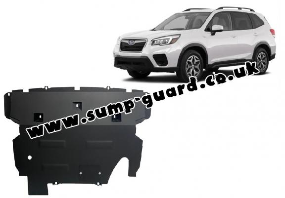 Steel sump guard for Subaru Forester 5