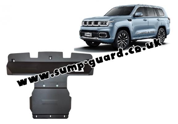 Aluminum sump guard for Baic Beijing BJ60