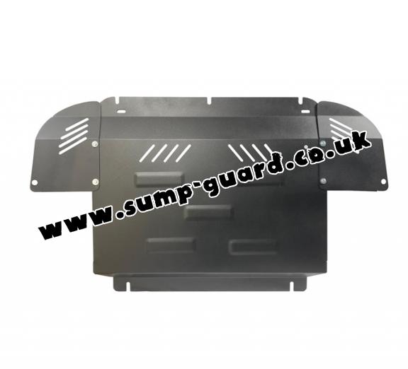 Steel sump guard for Alfa Romeo 156