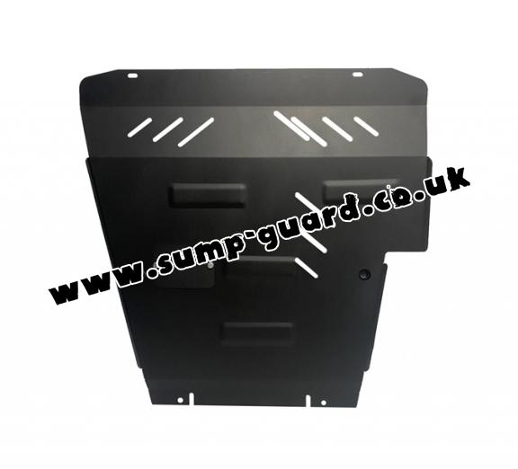 Steel sump guard for Nissan Note