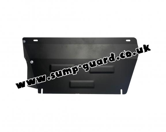 Steel sump guard for Vauxhall Adam