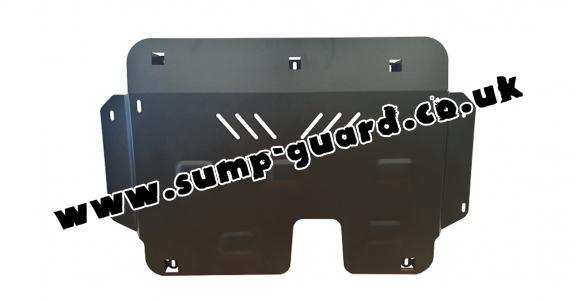 Steel sump guard for Vauxhall Mokka