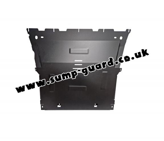 Steel sump guard for Renault Captur