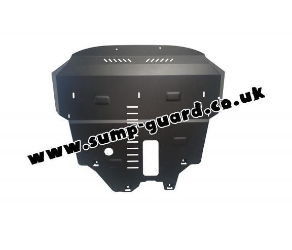 Steel sump guard for SsangYong Korando