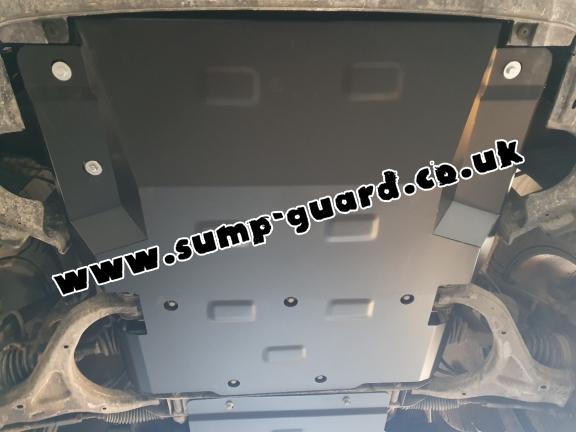 Steel sump guard for SsangYong Rexton