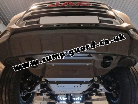 Steel sump guard for Evo Cross 4