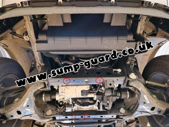 Steel sump guard for Ford Ranger