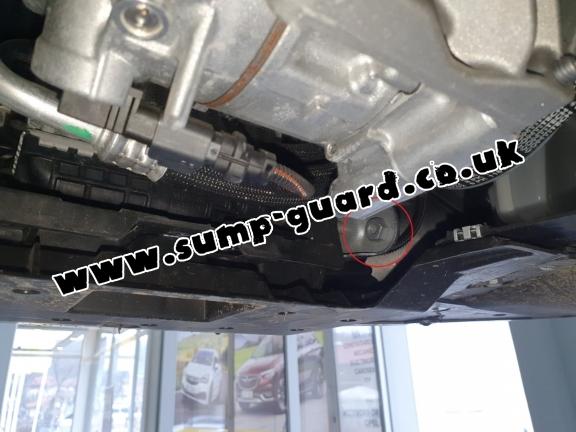 Steel sump guard for Citroen C4