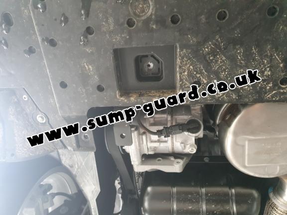 Steel sump guard for Citroen C4