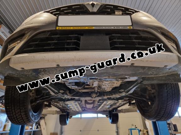 Steel sump guard for Renault Captur