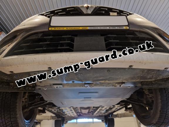 Steel sump guard for Renault Captur