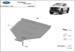 Steel automatic gearbox guard for Ford Ranger