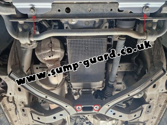 Steel automatic gearbox guard for Ford Ranger