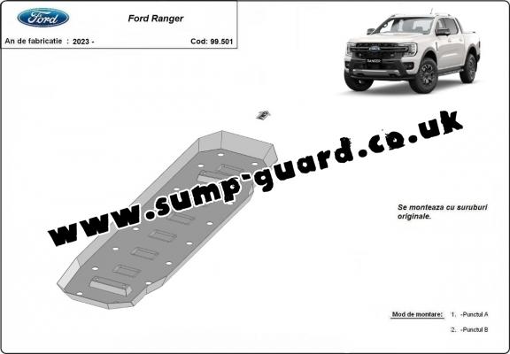 Steel fuel tank guard  for Ford Ranger