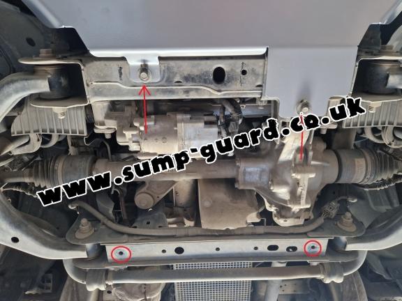 Steel sump guard for Volkswagen Amarok