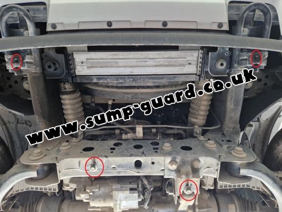 Steel radiator guard for Volkswagen Amarok