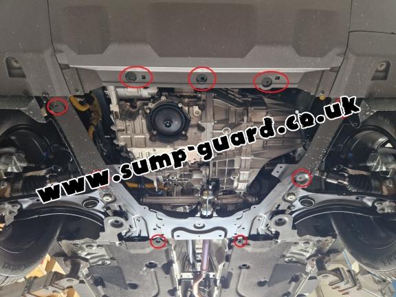 Steel sump guard for Dacia Duster - 4x2