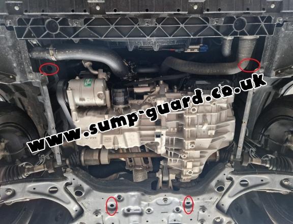 Steel sump guard for Baic Beijing X75