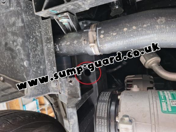 Steel sump guard for Baic Beijing X75