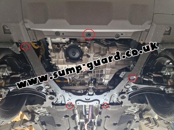 Aluminum sump guard for Dacia Duster - 4x2