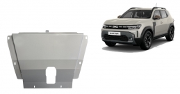 Aluminum sump guard for Dacia Duster - 4x2