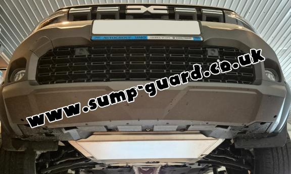 Aluminum sump guard for Dacia Duster - 4x2