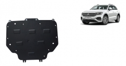 Steel gearbox guard for VW Touareg