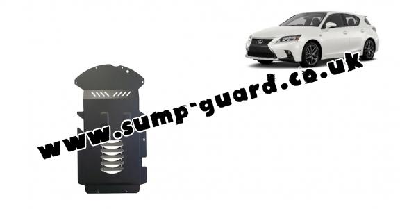 Steel catalytic converter guard/cat lock for Lexus CT200H