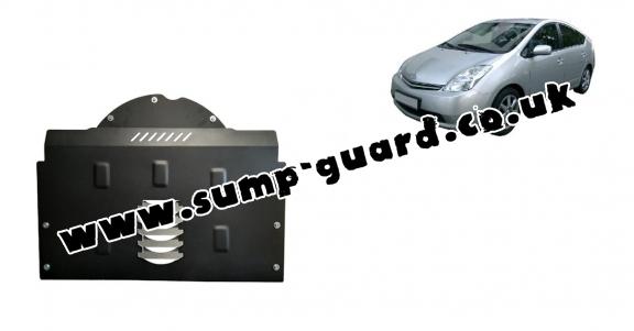 Steel catalytic converter guard/cat lock for Toyota Prius