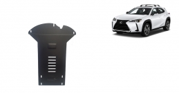 Steel catalytic converter guard/cat lock for Lexus UX