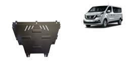 Steel sump guard for Nissan NV300