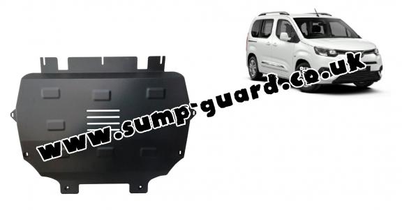 Steel sump guard for Toyota Proace City Verso