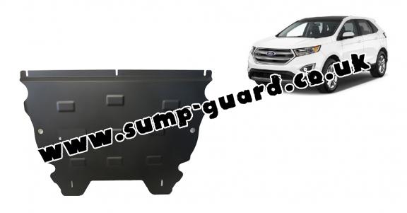 Steel sump guard for the protection of the engine and the gearbox for Ford Edge