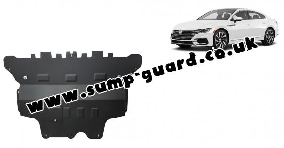 Steel sump guard for VW Passat Alltrack - manual gearbox