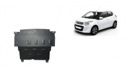 Steel sump guard for Citroen C1