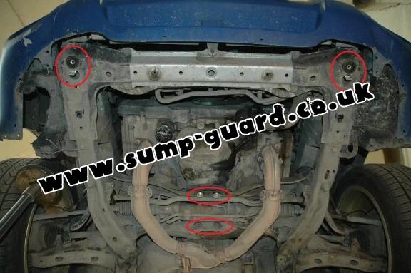 Steel sump guard for Subaru Forester 2