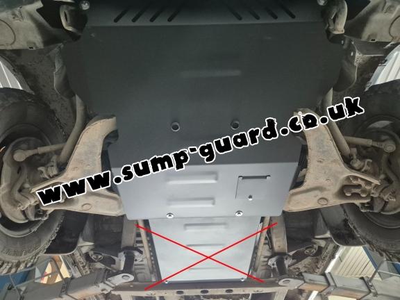 Steel sump guard for Hyundai Terracan