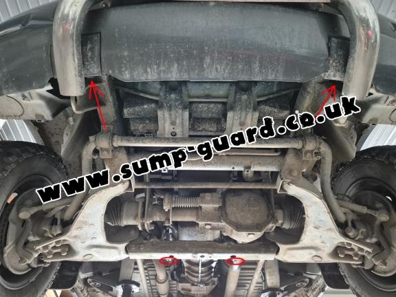 Steel sump guard for Hyundai Terracan