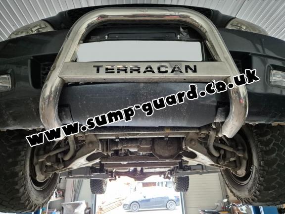 Steel sump guard for Hyundai Terracan