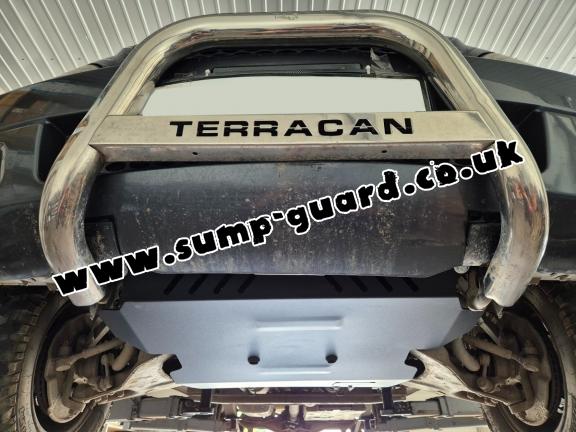 Steel sump guard for Hyundai Terracan