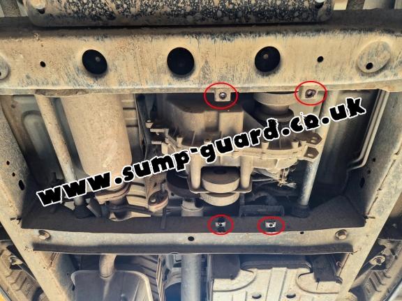 Steel  transfer case guard Hyundai Terracan