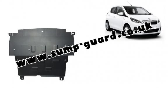 Steel sump guard for Peugeot 108